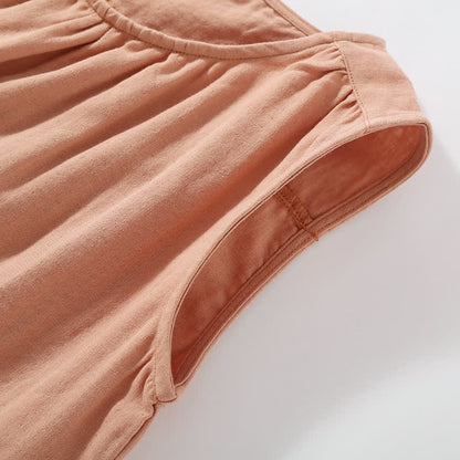 Elegant Floral Cotton Double-layer Gauze Loungewear Set - image 4