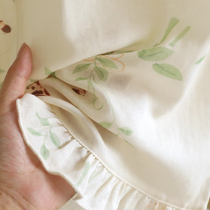 Floral Butterfly Ruffle Padded Camisole Loungewear Set - image 7