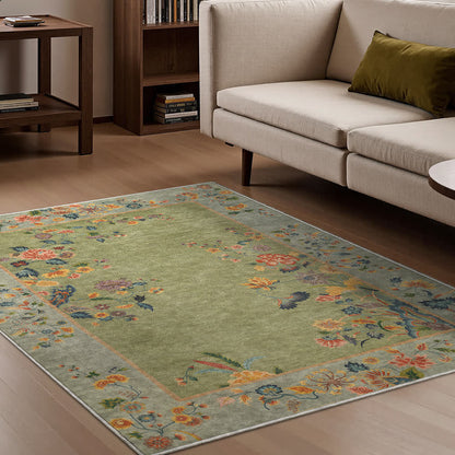 Non-slip Refresh Floral Indoor Outdoor Area Rug - image 4