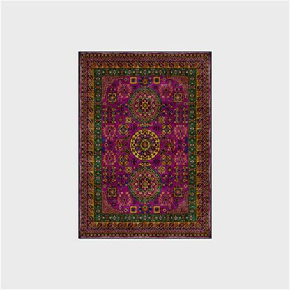 Retro Geometric Anti-slip Area Rug - image 3