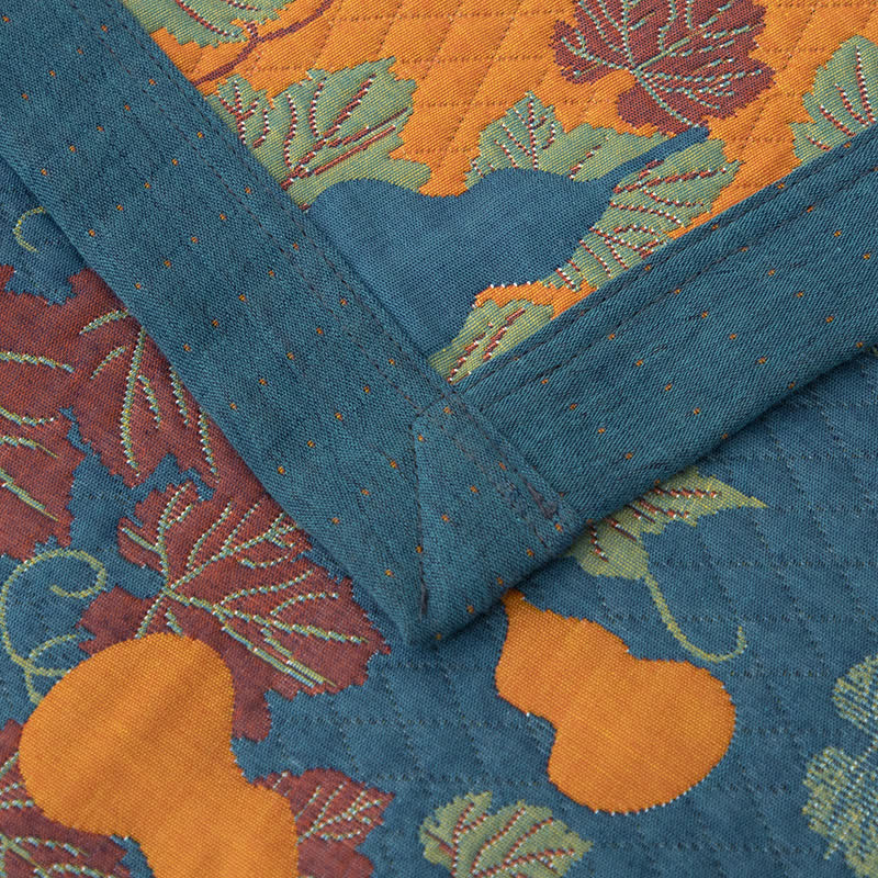 Gourd Pattern Cotton Yarn-dyed Quilt - image 7