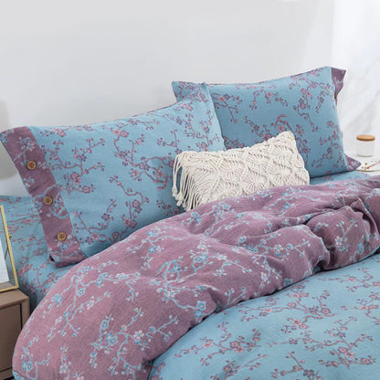 Wintersweet Cotton Gauze Jacquard Bedding Set(4pcs) - image 3