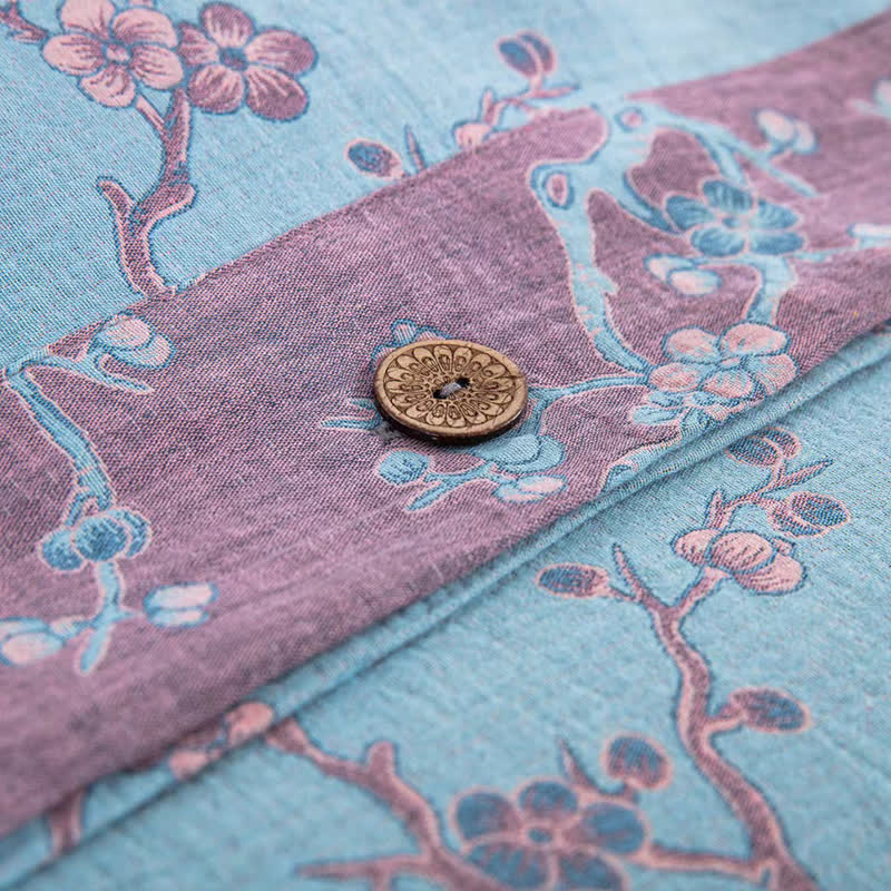 Wintersweet Cotton Gauze Jacquard Bedding Set(4pcs) - image 7