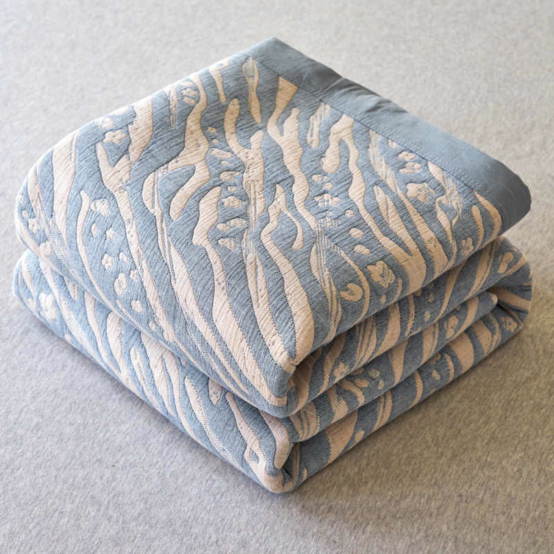 Zebra Print Cotton Muslin Bedspread - image 8