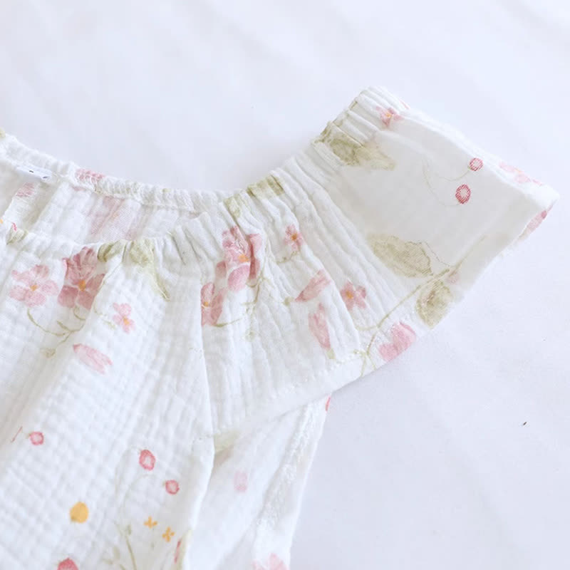 Cherry Blossom Flutter Sleeve Loungewear Set - image 4