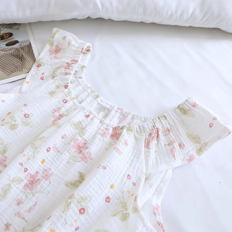 Cherry Blossom Flutter Sleeve Loungewear Set - image 2