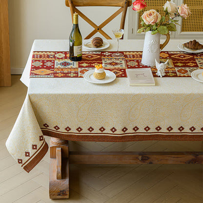 Moroccan Style Jacquard Decorative Tablecloth - image 4