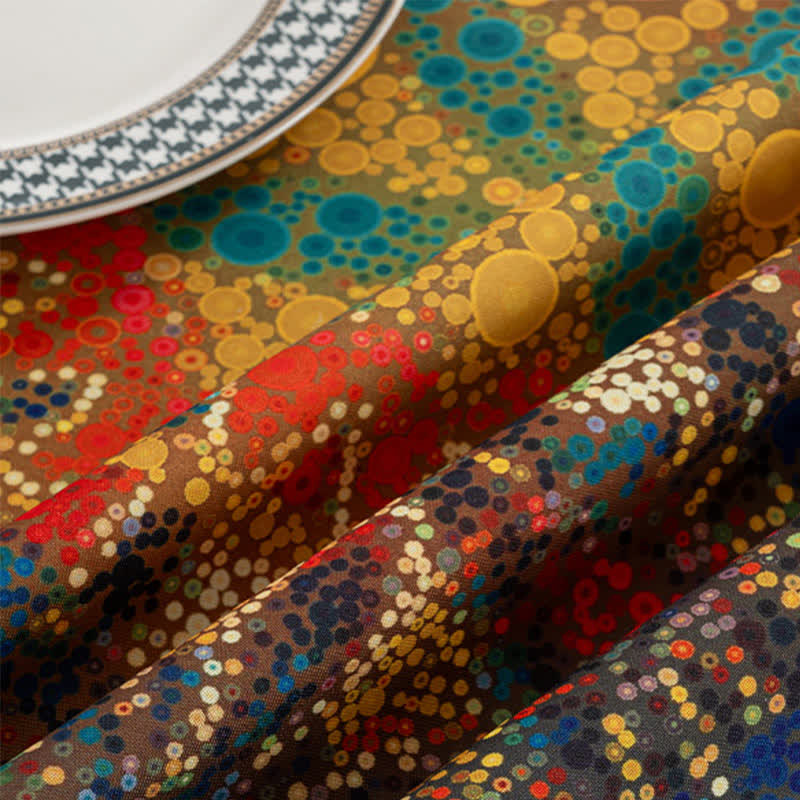 Waterproof Bright Mandala Rectangle Tablecloth - image 5