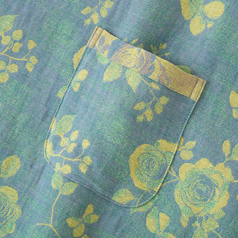 Rose Jacquard Cotton Gauze Sleepwear Set - image 5