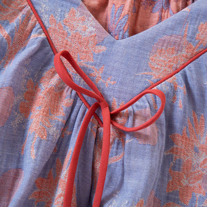 Oriental Lily Cotton Gauze Sleepwear Set - image 5