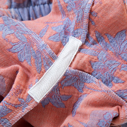Oriental Lily Cotton Gauze Sleepwear Set - image 12