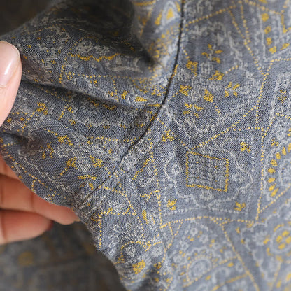 Unisex Japanese Kimono Geometric Pajama Set - image 11