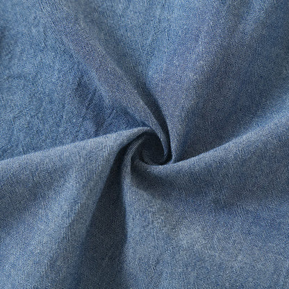 Solid Kimono Pajama with Geometric Collar - image 12