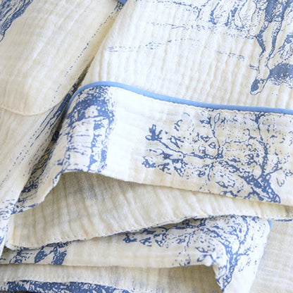 Toile Print Cotton Gauze Nightwear Set - image 4