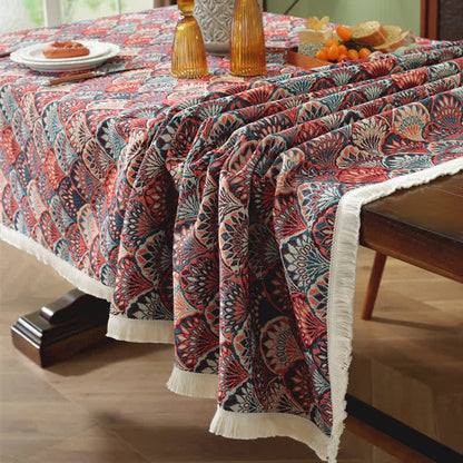 Washable Stain-Resistant Boho Tablecloth - image 10