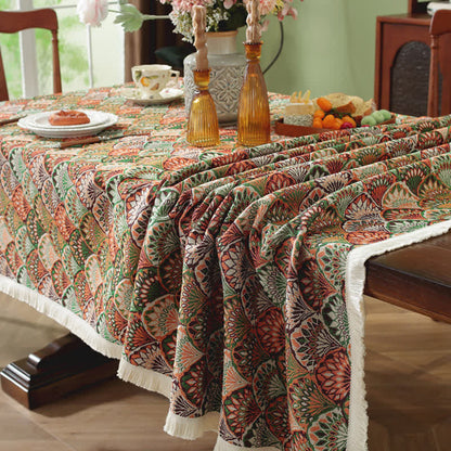 Washable Stain-Resistant Boho Tablecloth - image 5