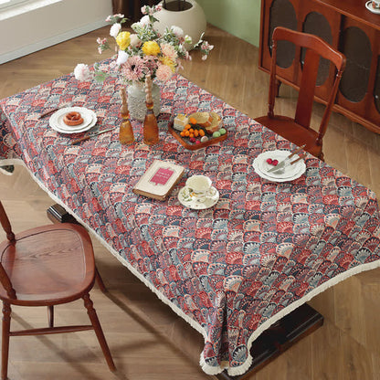 Washable Stain-Resistant Boho Tablecloth - image 7