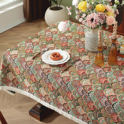 Washable Stain-Resistant Boho Tablecloth - image 4