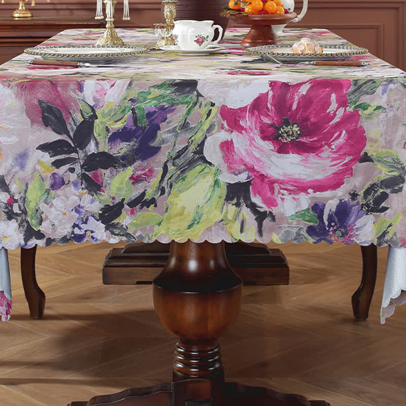 Pastoral Oil Painting Waterproof Tablecloth - image 8