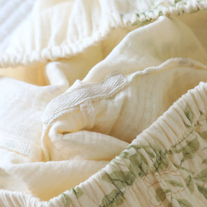 Butterfly Leaf Print Cotton Pajama Set - image 10