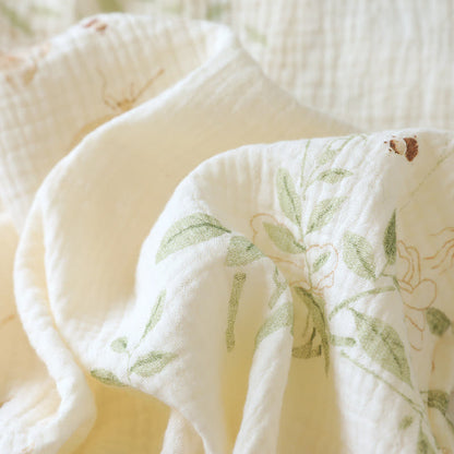 Butterfly Leaf Print Cotton Pajama Set - image 11