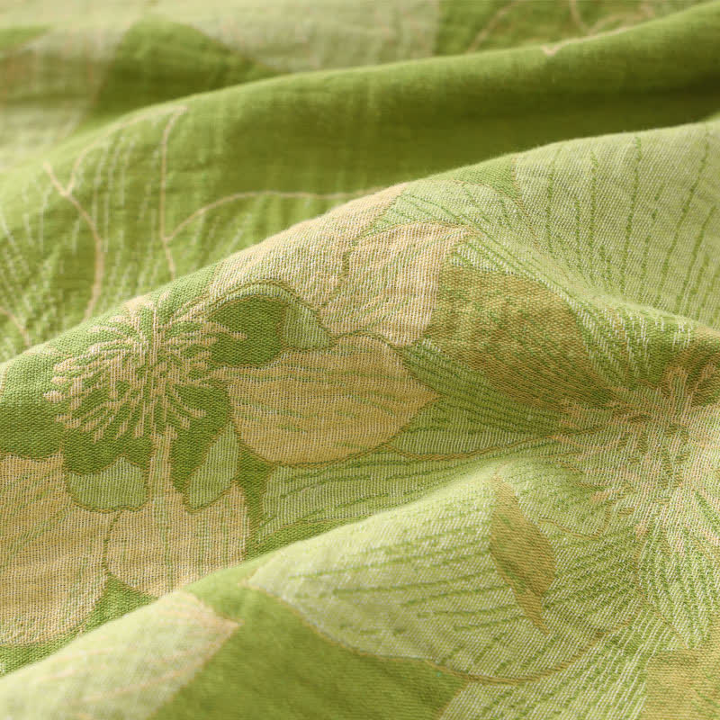 Unisex Hibiscus Cotton Kimono Loungewear Set - image 4