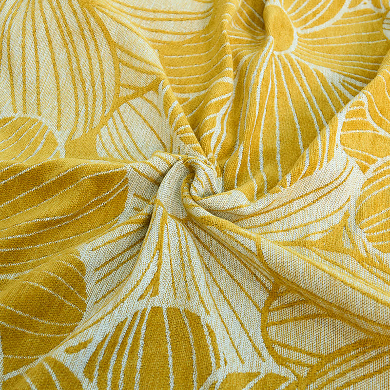 Daisy Jacquard Chenille Blanket with Tassels - image 11