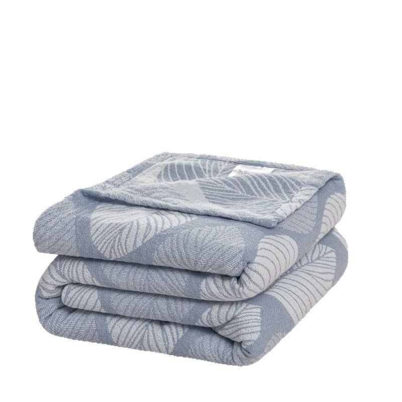 Leaf Print Cotton Gauze Jacquard Quilt - image 7