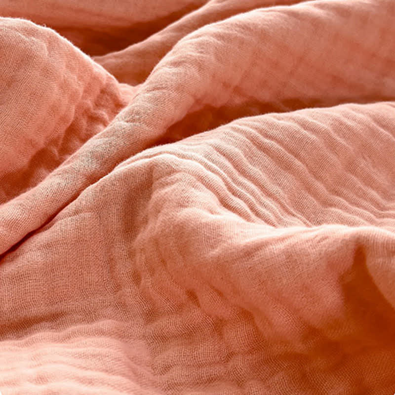 Solid Color Cotton Gauze Quilt - image 7