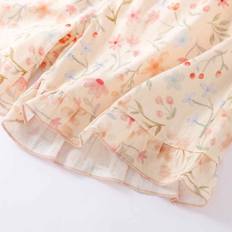 Floral Cotton Camisole Shorts Pajama Set - image 8