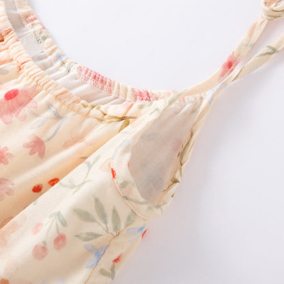 Floral Cotton Camisole Shorts Pajama Set - image 5