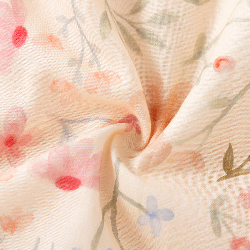 Floral Cotton Camisole Shorts Pajama Set - image 12