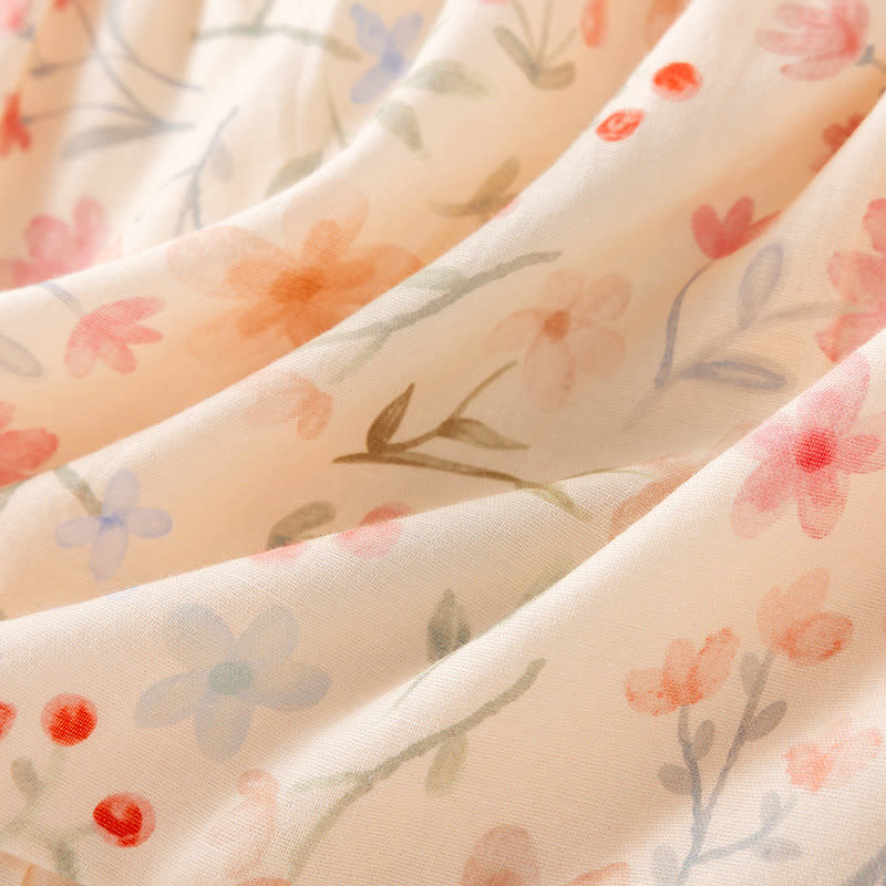 Floral Cotton Camisole Shorts Pajama Set - image 10