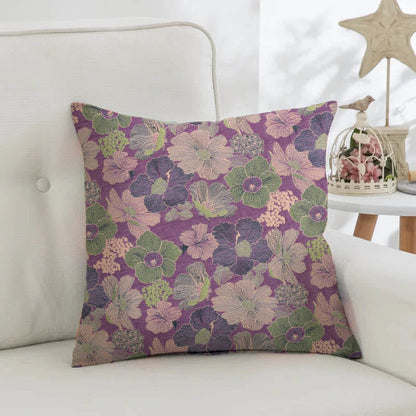 Peach Blossom Cotton Jacquard Square Pillowcases(2PCS) - image 1