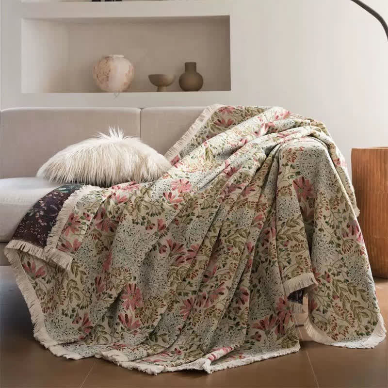 Farmhouse Tassel Wear-resistant Sofa Protector - image 2