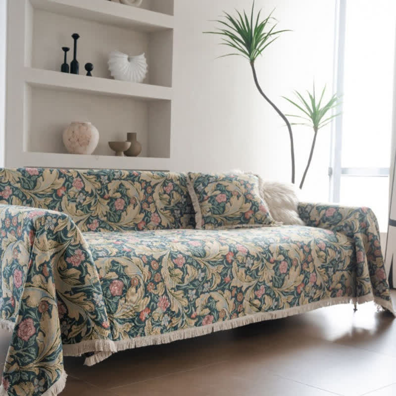 Jacquard Carnation Tapestry Sofa Protector - image 3