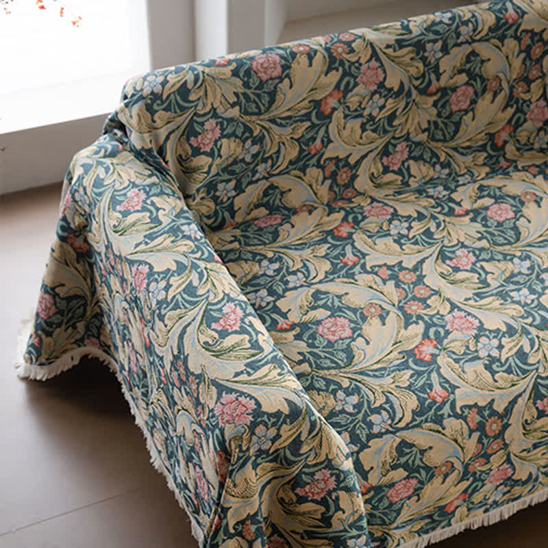 Jacquard Carnation Tapestry Sofa Protector - image 7