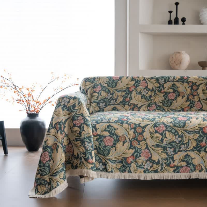 Jacquard Carnation Tapestry Sofa Protector - image 1