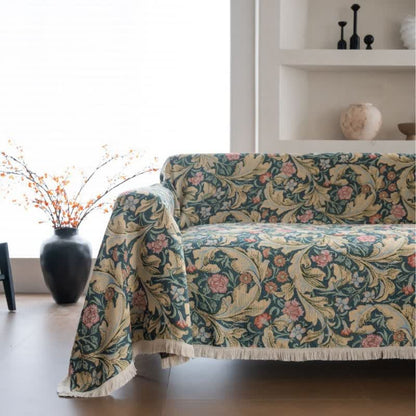 Jacquard Carnation Tapestry Sofa Protector - image 1