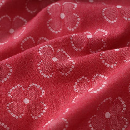 Four-Leaf Clover Cotton Gauze Kimono Robe - image 5