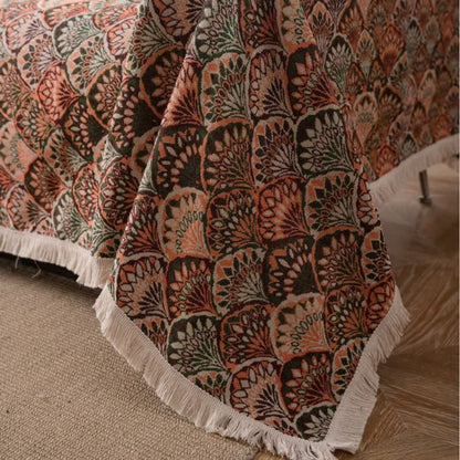 Art Deco-Inspired Tapestry Sofa Cover - image 3