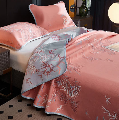 Cooling Reversible Rural Bamboo Coverlet - image 4