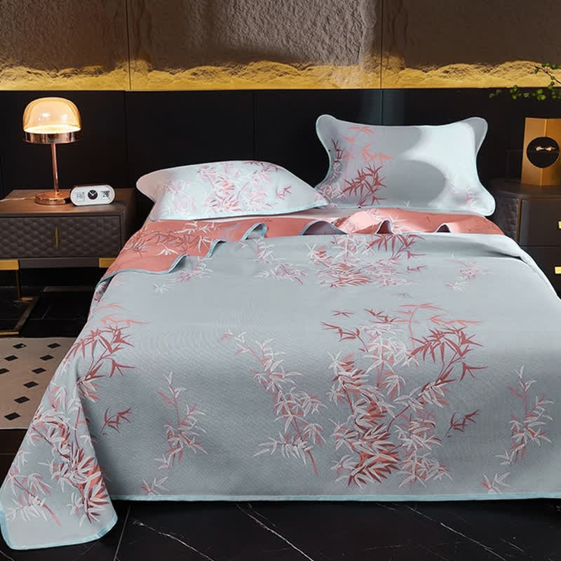 Cooling Reversible Rural Bamboo Coverlet - image 2