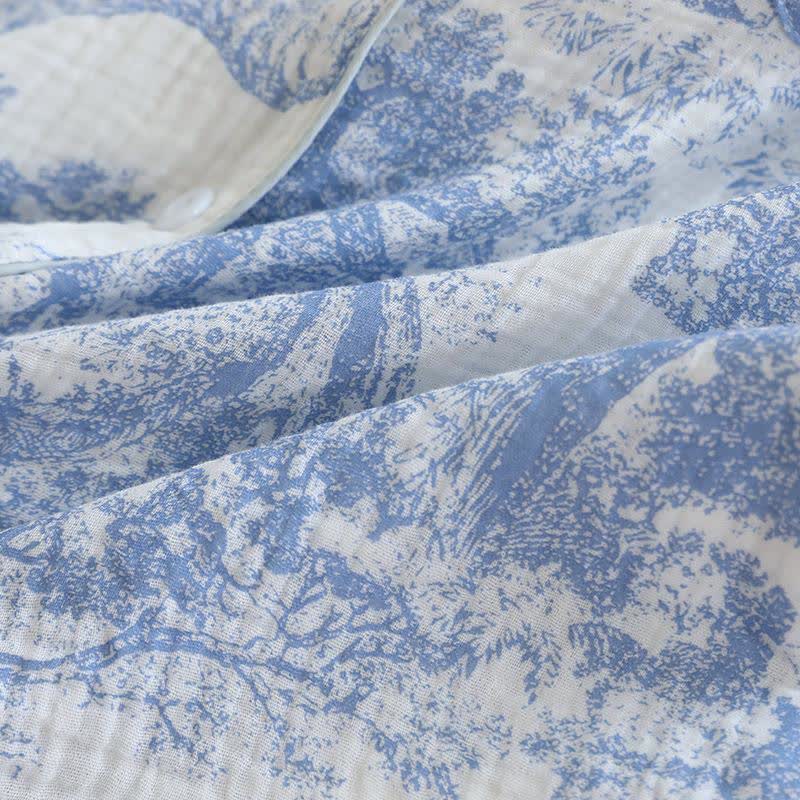 Tiger Tree Print Cotton Loungewear Set - image 10