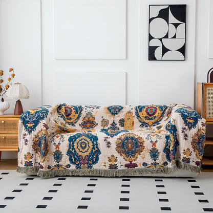 Boho Tribal Print Cotton Gauze Blanket - image 1