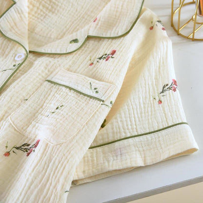 Carnation Beige Cotton Gauze Loungewear Set - image 3