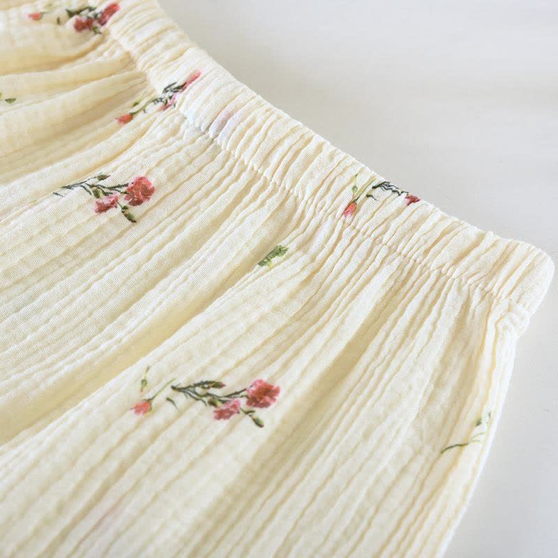 Carnation Beige Cotton Gauze Loungewear Set - image 6