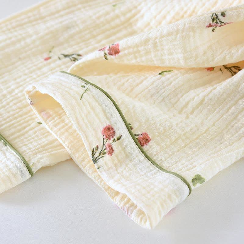 Carnation Beige Cotton Gauze Loungewear Set - image 7