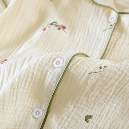 Carnation Beige Cotton Gauze Loungewear Set - image 5