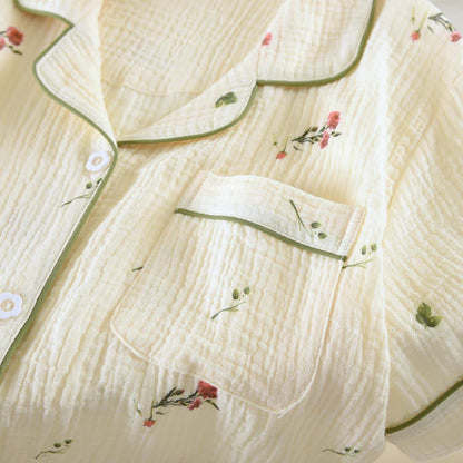 Carnation Beige Cotton Gauze Loungewear Set - image 4